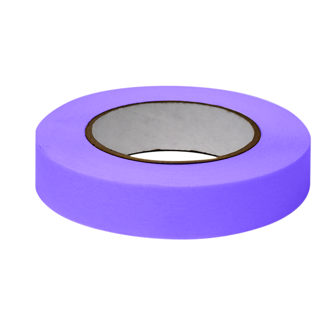 Globe Scientific Labeling Tape, 1" x 60yd per Roll, 3 Rolls/Case, Lavender  